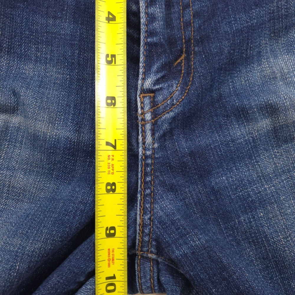 Levis Women‎ Jeans 505 Straight Leg 6 S Blue Mid Rise Button Flap Pockets - Picture 10 of 13